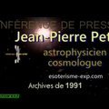 Jean-Pierre PETIT Conférence de presse Montréal (1991)
