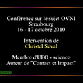 Conférence sur le sujet OVNI - Christel Seval (2010)