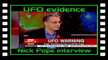 UFO Evidence Nick Pope interview