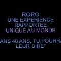 Expérienceur Roro - Une vidéo de Gérard Deforge