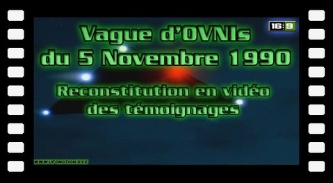 Reconstitution en vidéo des témoignages du 5 Novembre 1990 – UFOmania