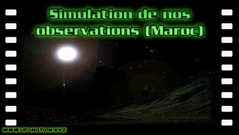 Simulation de nos observations (Maroc)