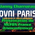 Janny Charrueau en vidéo-conférence - Présentation du MUFON France. Soirée Ovni Paris du 7 septembre 2021
