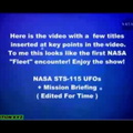 NASA Mission STS-115 OVNI