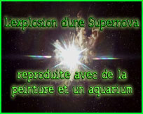 L’explosion d’une Supernova recréée avec de la peinture et un aquarium