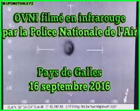 OVNI filmé en infrarouge par la Police Nationale de l'Air